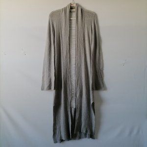 Vintage 316 Womens Gray Long Sleeve Open Front Cardigan Sweater Size M
